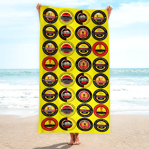Watford - Football Legends - Microfibre Beach Towel - 150cm x 75cm