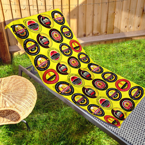 Watford - Football Legends - Microfibre Beach Towel - 150cm x 75cm