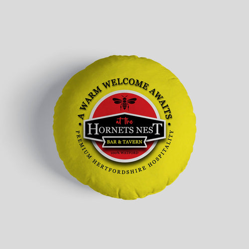 The Hornets Hornets Nest - Football Legends - Circle Cushion 14"