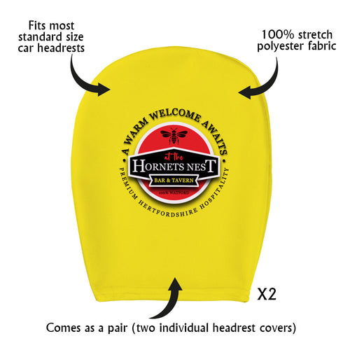 The Hornets Hornets Nest - Football Legends - Headrest Cover