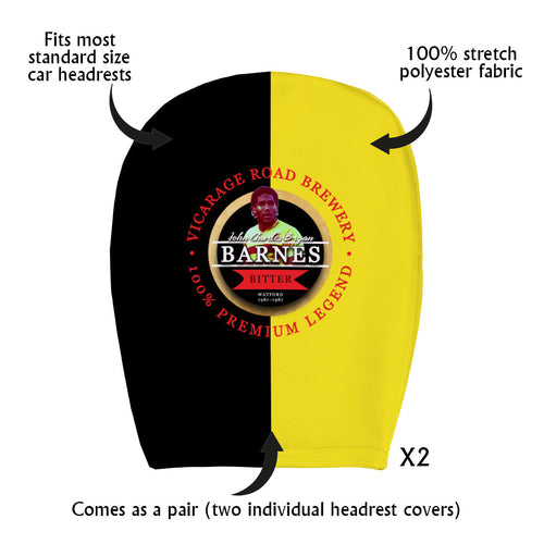 The Hornets John Barnes - Football Legends - Headrest Cover