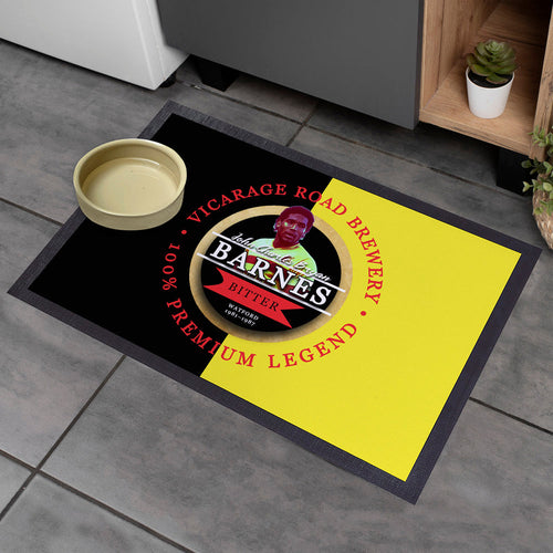 The Hornets John Barnes   - Football Legends - Door Mat -60cm X 40cm