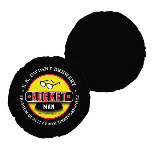 The Hornets Rocket Man - Football Legends - Circle Cushion 14"
