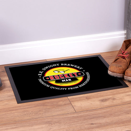 The Hornets Rocket Man  - Football Legends - Door Mat -60cm X 40cm