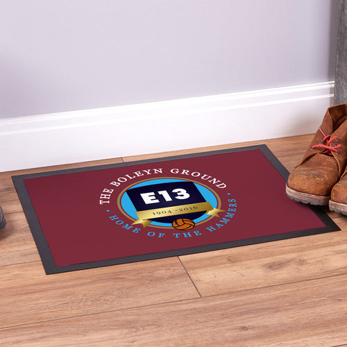 West Ham Boleyn Ground  - Football Legends - Door Mat -60cm X 40cm