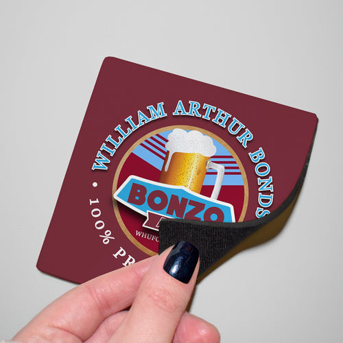 West Ham Bonds - Football Coaster - Square Or Circle