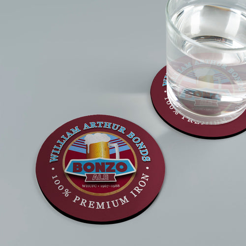 West Ham Bonds - Football Coaster - Square Or Circle