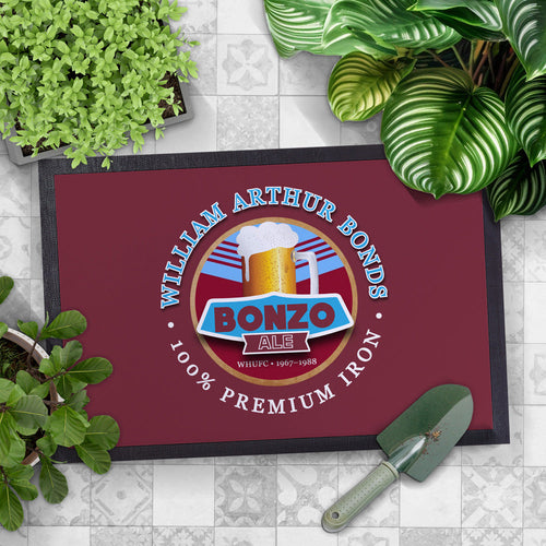West Ham Bonds  - Football Legends - Door Mat -60cm X 40cm