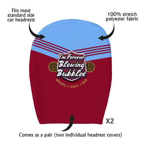 West Ham - Football Legends - Headrest Cover