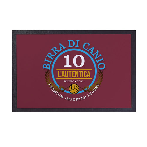West Ham Di Canio  - Football Legends - Door Mat -60cm X 40cm