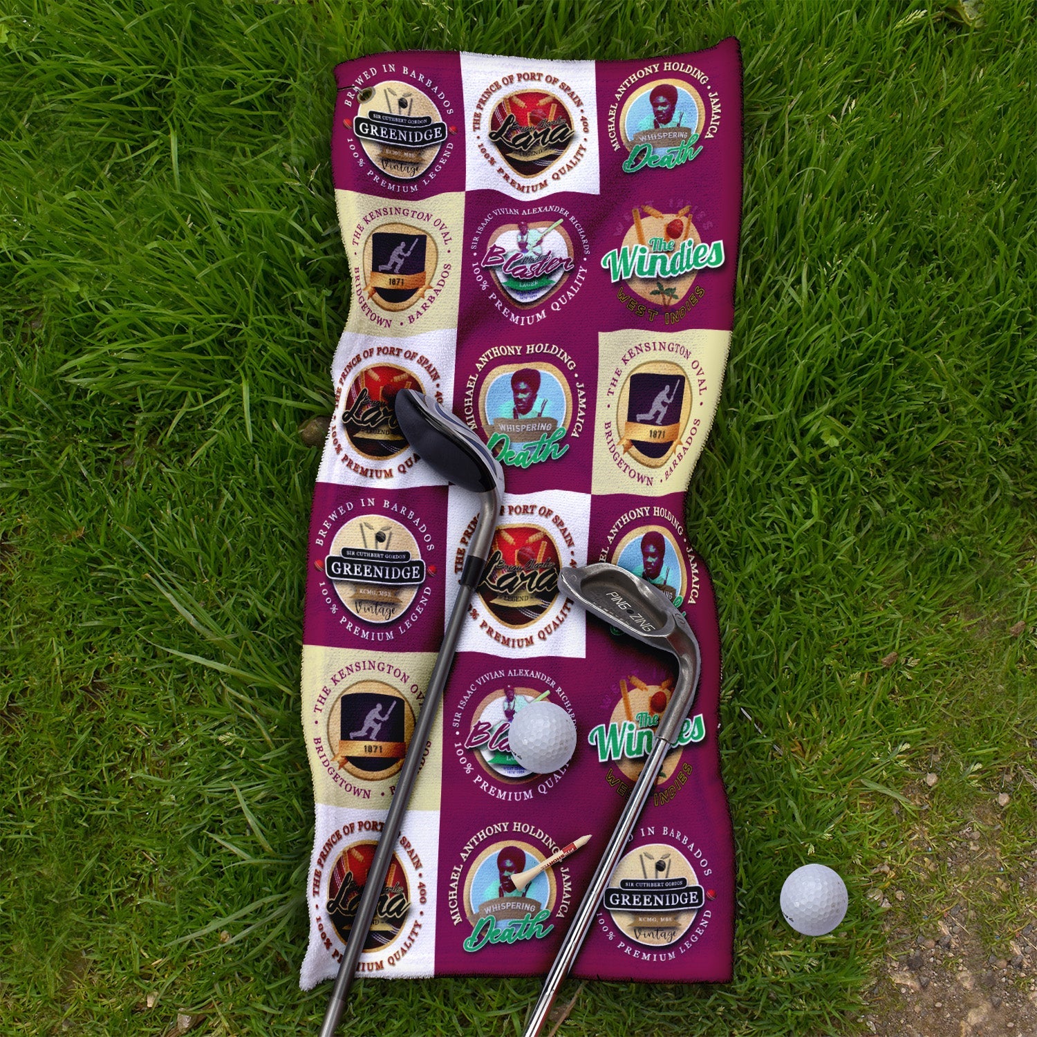 West Indies Greenidge Cricket - Legend Collection  -  Golf Towel