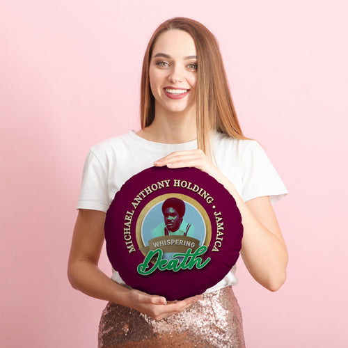 West Indies Michael Holding  - Legend Collection - Circle Cushion 14"