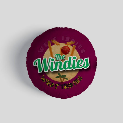 West Indies Windies  - Legend Collection - Circle Cushion 14"