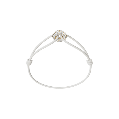 Mini Golden Soho Pavé Cord Bracelet