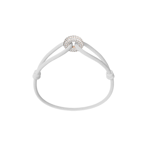 Rose Soho Pavé Cord Bracelet