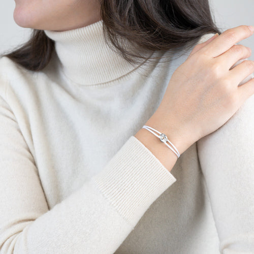 Mini Silver Soho Cord Bracelet