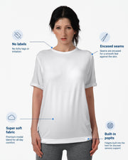 Adult Fidget-T Short Sleeve-White