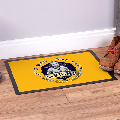 Wolverhampton Billy Wright  - Football Legends - Door Mat -60cm X 40cm