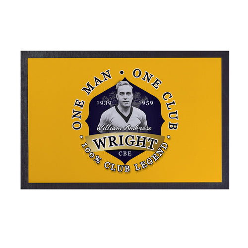 Wolverhampton Billy Wright  - Football Legends - Door Mat -60cm X 40cm