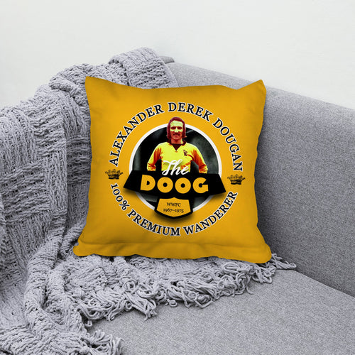 Wolverhampton Derek Dougan - Football Legends - Cushion 10"