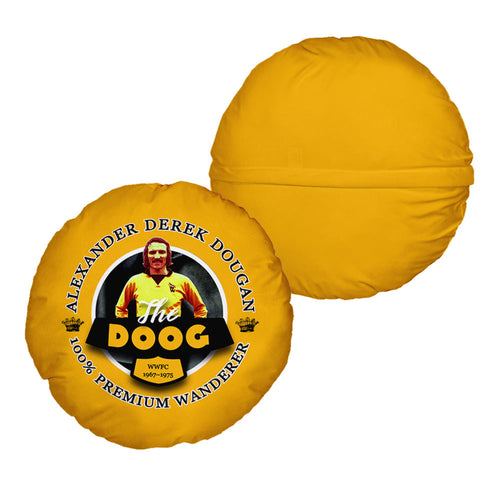Wolverhampton Derek Dougan - Football Legends - Circle Cushion 14"