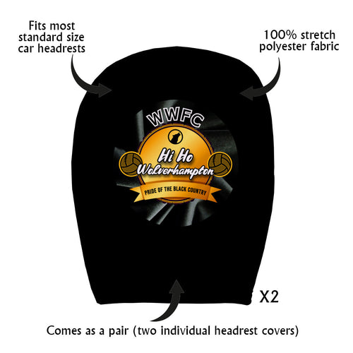 Wolverhampton Hi Ho - Football Legends - Headrest Cover