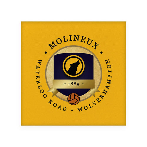 Wolverhampton Molineux - Football Coaster - Square Or Circle