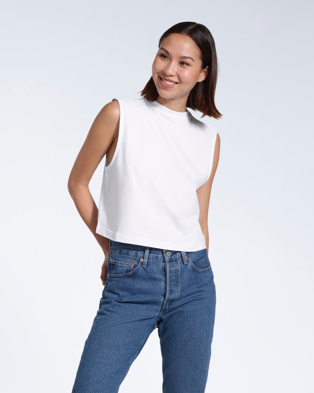 Crew Neck Tank Top