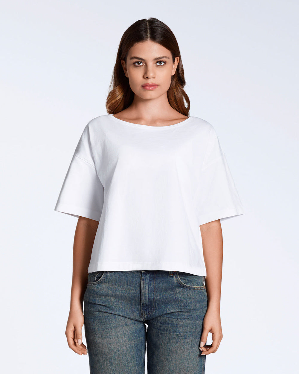 Wide Boat Neck T-Shirt