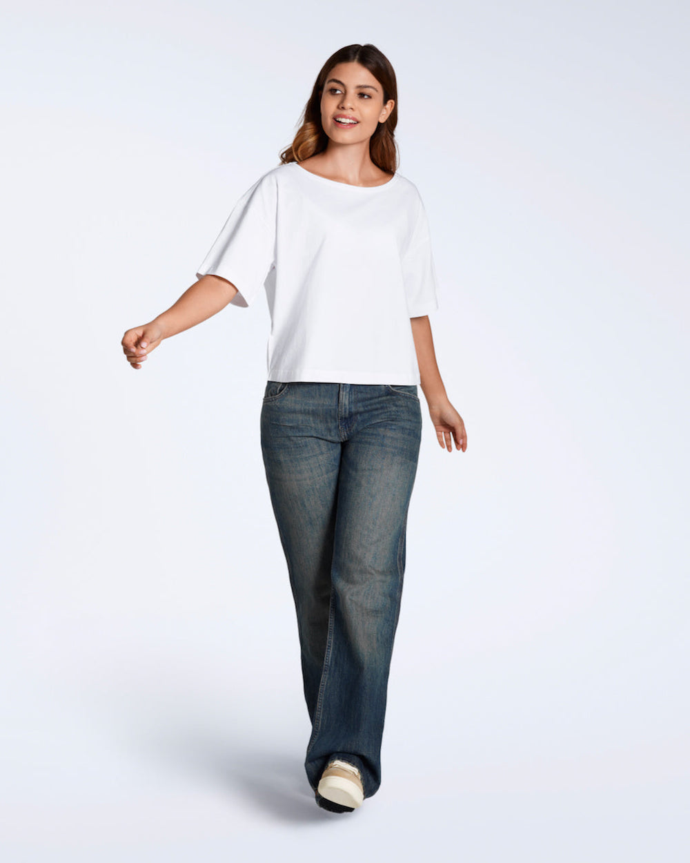 Wide Boat Neck T-Shirt