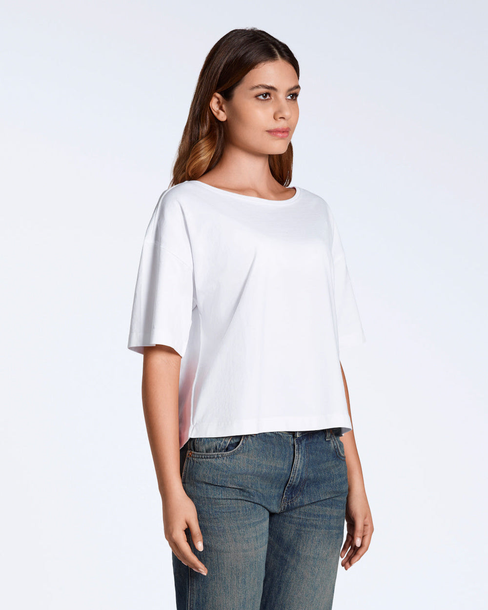 Wide Boat Neck T-Shirt