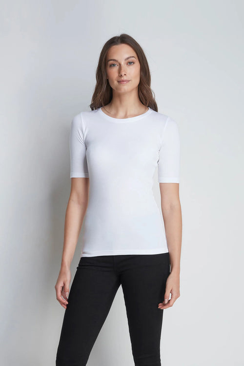 Half Sleeve Crew Neck Cotton Modal T-shirt