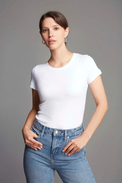 Crew Neck Cotton Modal T-shirt