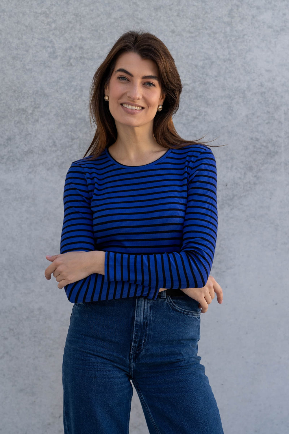 Striped Crew Neck T-shirt