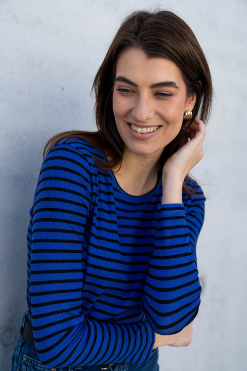 Striped Crew Neck T-shirt