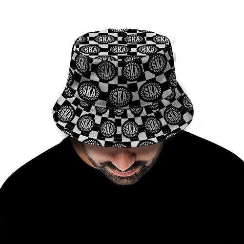 All Over SKA Print Custom Bucket Hat