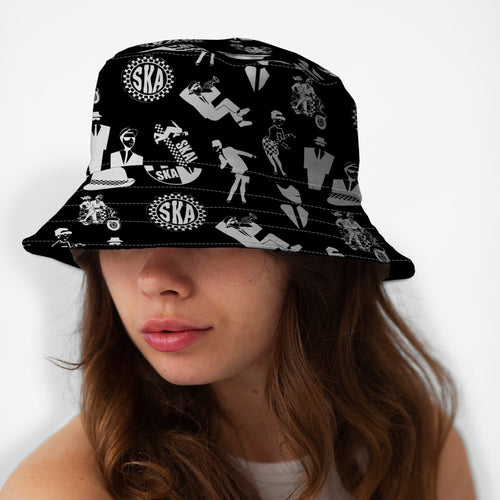 SKA Sticker Print Bucket Hat