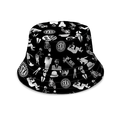 SKA Sticker Print Bucket Hat