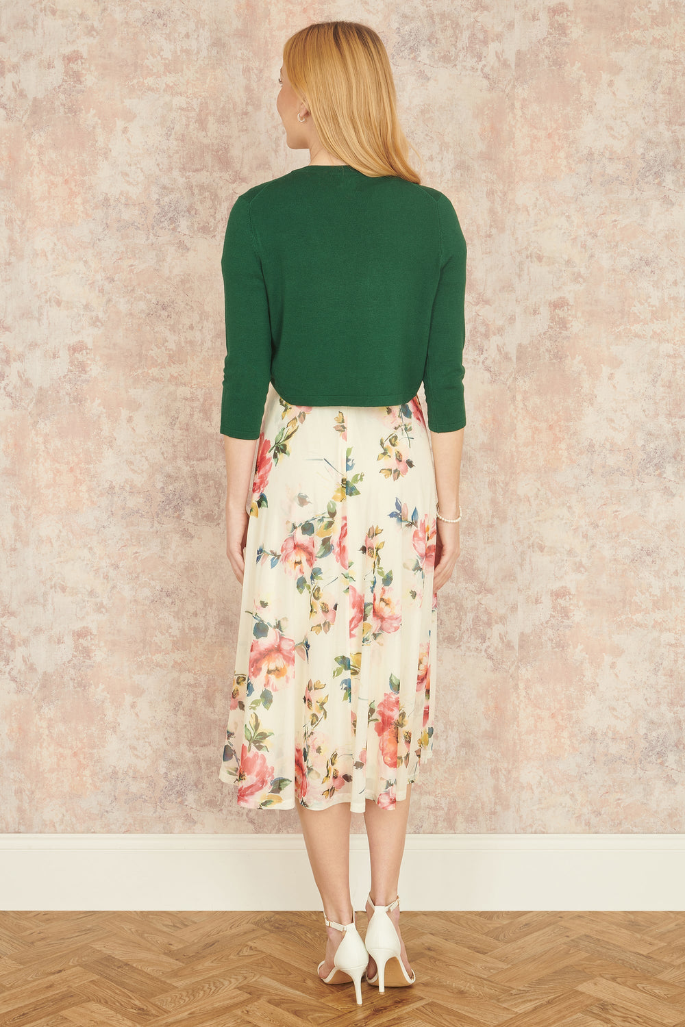Yumi Dark Green Knitted Bolero