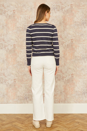 Yumi White Wide Leg High Waist Jeans