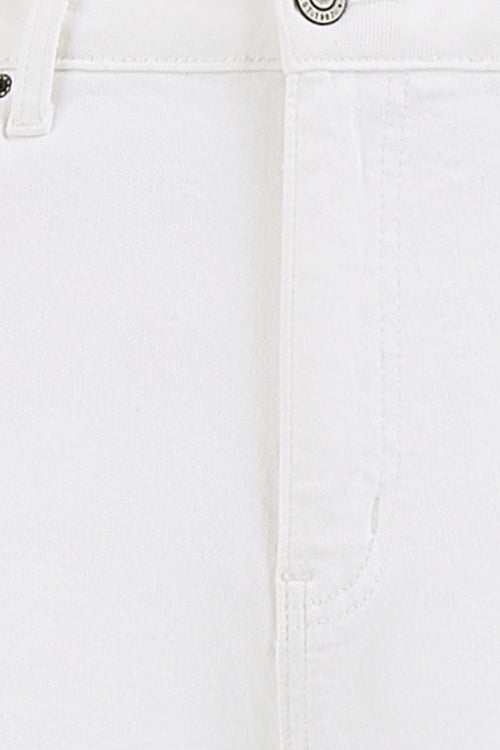 Yumi White Wide Leg High Waist Jeans