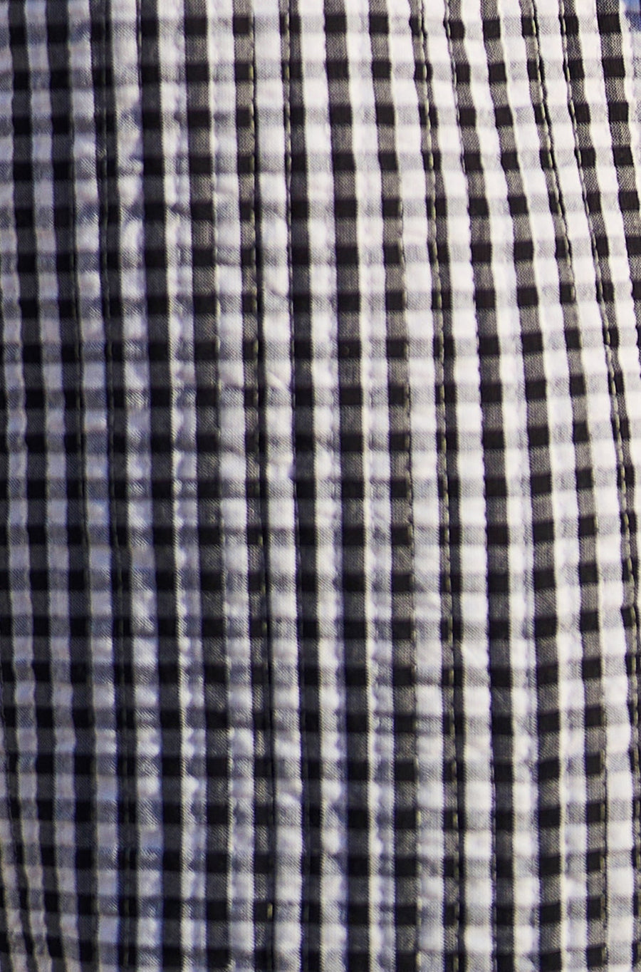 Yumi Black Gingham Frill Collar Jacket