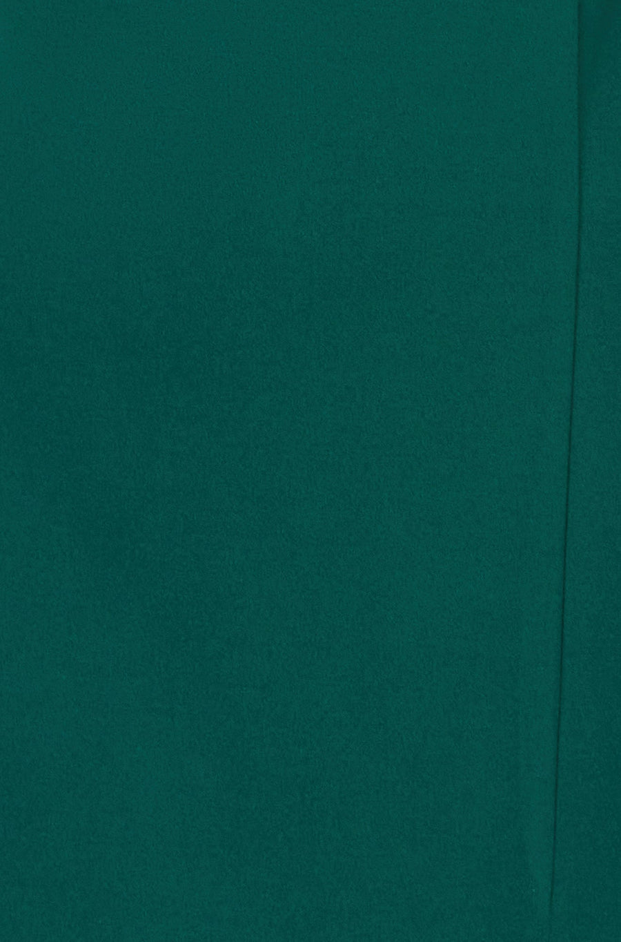 Yumi Green Fitted Midi Dress With Flute Sleeves