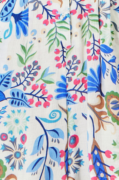 Yumi Multicolour Paisley Retro Print Playsuit