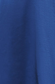 Yumi Navy Satin Midi Kimono Dress