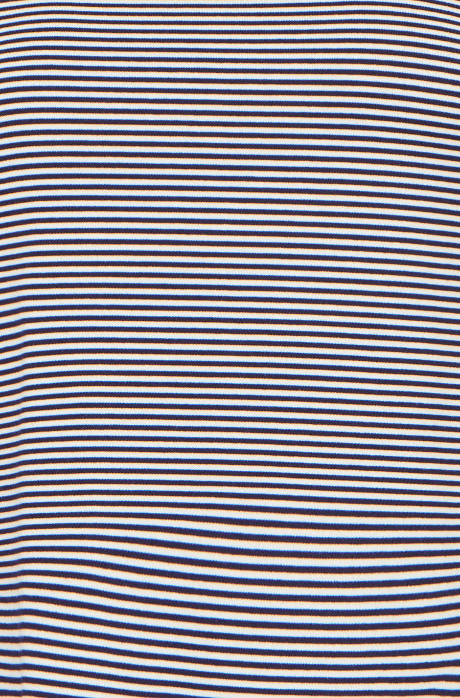 Yumi Navy Striped Jersey Long Sleeve T-Shirt