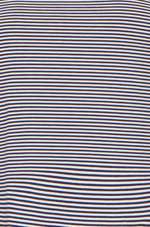 Yumi Navy Striped Jersey Long Sleeve T-Shirt