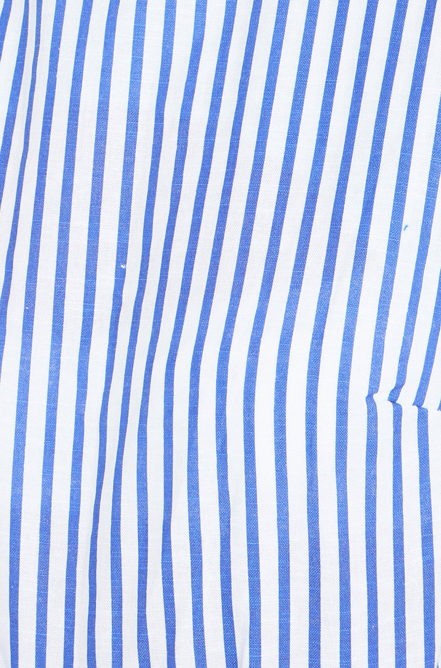 Yumi Blue Cotton Stripe Culotte Jumpsuit