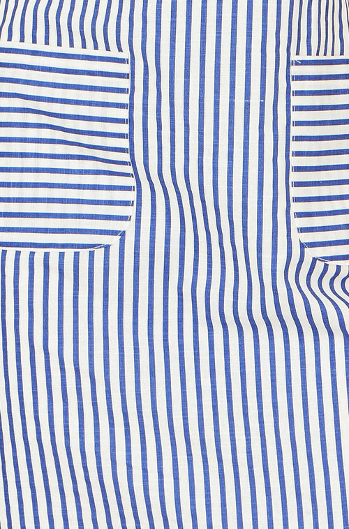 Yumi Navy Stripe Cotton Shift Dress