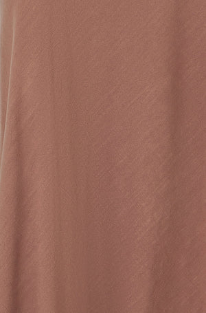 Yumi Brown Viscose Maxi Skirt